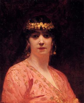 本傑明 讓 約瑟夫 康斯坦特 Portrait Of An Arab Woman 本傑明 讓 約瑟夫 康斯坦特 Portrait Of An Arab Woman